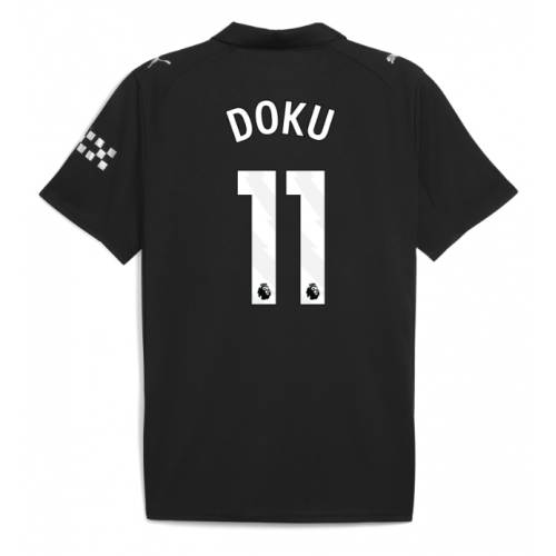 Billige Fotballdrakt Manchester City Jeremy Doku #11 Replika Bortedrakt 2025-26 Kortermet Billige Fotballdrakt Manchester City Jeremy Doku #11 Replika Bortedrakt 2025-26 Kortermet
